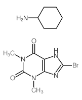 CAS#: 5462-96-4， 8-Bromo-1,3-Dimethyl-7H-Purine-2,6-Dione, Cyclohexanamine