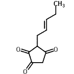 CAS 登录号：54644-27-8， 3-[(2E)-2-戊烯-1-基]-1,2,4-环戊烷三酮