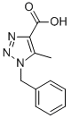 structure of CAS# 54698-60-1, 1-Benzyl-5-Methyl-1H-[1,2,3]Triazole-4-Carboxylic Acid;1-Benzyl-5-Methyl-1H-[1,2,3]Triazole-4-Carboxylic Acid 97%;1H-1,2,3-Triazole-4-Carboxylic Acid, 5-Methyl-1-(Phenylmet;Methyl 1-Benzyl-5-Methyl-1H-1,2,3-Triazole-4-Carboxylate
