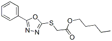 CAS#: 5471-21-6， Pentyl 2-[(5-Phenyl-1,3,4-Oxadiazol-2-Yl)Sulfanyl]Acetate
