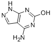 结构式 CAS# 5472-41-3, 4-氨基-6-羟基吡唑并[3,4-d]嘧啶
