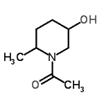 CAS 登录号：54751-96-1， 1-(5-羟基-2-甲基-1-哌啶基)乙酮