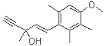 CAS#: 54756-70-6， (E)-1-(4-Methoxy-2,3,6-Trimethyl-Phenyl)-3-Methyl-Pent-1-En-4-Yn-3-Ol