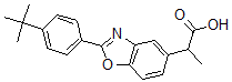 CAS 登录号:54785-40-9, 2-(4-叔丁基苯基)-alpha-甲基-5-苯并恶唑乙酸