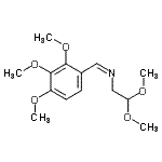 CAS#: 54879-68-4， (Z)-N-(2,2-Dimethoxyethyl)-1-(2,3,4-Trimethoxyphenyl)Methanimine