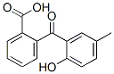 structure of CAS# 5493-87-8, 2-(2-Hydroxy-5-Methylbenzoyl)Benzoic Acid;2-(2-Hydroxy-5-Methyl-Benzoyl)Benzoic Acid;2-[(2-Hydroxy-5-Methylphenyl)-Oxomethyl]Benzoic Acid;2-(2-Hydroxy-5-Methyl-Phenyl)Carbonylbenzoic Acid