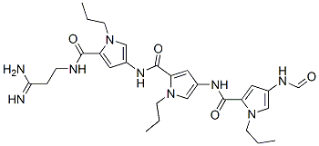 CAS#: 54954-78-8， N-(5-(((3-Amino-3-Iminopropyl)Amino)Carbonyl)-1-Propyl-1H-Pyrrol-3-Yl)-4-(((4-(Formylamino)-1-Propyl-1H-Pyrrol-2-Yl)Carbonyl)Amino)-1-Propyl-1H-Pyrrole-2-Carboxamide