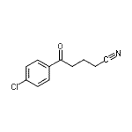 structure of CAS# 54959-85-2, 5-(4-Chlorophenyl)-5-Oxopentanenitrile;5-(4-Chlorophenyl)-5-oxovaleronitrile