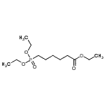 structure of CAS# 54965-29-6, Ethyl 6-(Diethoxyphosphoryl)Hexanoate;6- -hexanoicacidethylester;Ethyl 6-(diethoxyphosphoryl)hexanoate #;ETHYL 6-(DIETHYLPHOSPHONO)HEXANOATE