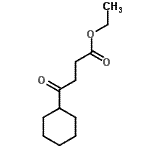 结构式 CAS# 54966-52-8, 乙基4-环己基-4-氧代丁酸酯