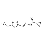 CAS#: 550308-57-1， N'-[(E)-(5-Ethyl-2-Thienyl)Methylene]Cyclopropanecarbohydrazide