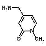 structure of CAS# 550369-61-4, 4-(Aminomethyl)-1-Methyl-2(1H)-Pyridinone;4-(Aminomethyl)-1-methyl-2(1H)-pyridinone;4-(Aminomethyl)-1-methyl-2(1H)-pyridinone hydrochloride;4-(aminomethyl)-1-methylpyridin-2(1H)-one