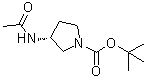 structure of CAS# 550371-67-0, (R)-1-Boc-3-Acetamidopyrrolidine