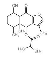 CAS#: 55050-48-1， 2-Methylpropanoic Acid [(4S)-4,4a,5,6,7,8,8aalpha,9-Octahydro-8alpha-Hydroxy-3,4abeta,5-Trimethyl-9-Oxonaphtho[2,3-b]Furan-4beta-Yl] Ester