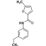 CAS#: 551907-44-9， N-(3-Ethylphenyl)-5-Methyl-2-Furamide