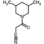 CAS#: 551910-72-6， 3-(3,5-Dimethyl-1-Piperidinyl)-3-Oxopropanenitrile