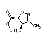 CAS#: 551943-36-3， Methyl (4R,5R)-3,4-Dimethyl-4,5-Dihydro-1,2-Oxazole-5-Carboxylate