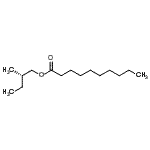 CAS 登录号：55195-23-8， (2S)-2-甲基丁基癸酸酯
