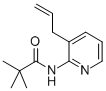 结构式 CAS# 551950-43-7, N-(3-烯丙基-吡啶-2-基)-2,2-二甲基-丙酰胺