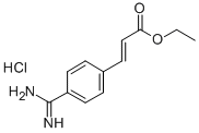 CAS#: 55197-53-0， Ethyl (2E)-3-[4-[Amino(Imino)Methyl]Phenyl]Acrylate Hydrochloride