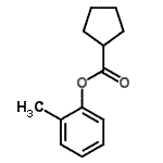 CAS#: 55229-43-1， 2-Methylphenyl Cyclopentanecarboxylate