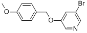 structure of CAS# 552331-73-4, 3-Bromo-5-(4-Methoxybenzyloxy)Pyridine;3-Bromo-5-[(4-Methoxyphenyl)Methoxy]Pyridine;3-Bromo-5-(4-Methoxybenzyloxy)Pyridine