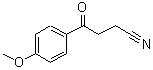 structure of CAS# 55234-56-5, 4-(4-Methoxyphenyl)-4-Oxobutanenitrile;4-(4-methoxyphenyl)-4-oxobutanenitrile;4-(4-Methoxyphenyl)-4-oxobutyronitrile;Benzenebutanenitrile, 4-methoxy-γ-oxo-