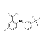CAS#: 55279-15-7， 5-Chloro-2-{[3-(Trifluoromethyl)Phenyl]Amino}Benzoic Acid