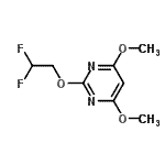 CAS#: 552882-12-9， 2-(2,2-Difluoroethoxy)-4,6-Dimethoxypyrimidine