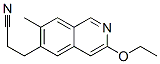 CAS#: 55329-75-4， 3-(3-Ethoxy-7-Methyl-Isoquinolin-6-Yl)Propanenitrile