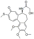CAS 登录号：55340-60-8， 2-羟基-N-[(7S)-1,2,3-三甲氧基-10-甲硫基-9-氧代-6,7-二氢-5H-苯并[d]庚搭烯-7-基]乙酰胺