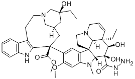 CAS#: 55383-37-4， Desacetylvinblastine Hydrazide