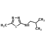 CAS#: 554412-14-5， N-Isobutyl-5-Methyl-1,3,4-Thiadiazol-2-Amine
