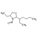 CAS#: 554445-46-4， 4-Ethyl-2-(3-Heptanyl)-3-Nitroso-1,3-Oxazolidine