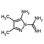 CAS#: 55457-92-6， 5-Amino-3,4-Dimethyl-1H-Pyrazole-1-Carboximidamide