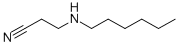 structure of CAS# 55490-85-2, 3-(Hexylamino)Propionitrile;3-(Heptylamino)Propionitrile;3-Heptylaminopropiononitrile;N-(2-Cyanoethyl)Heptylamine
