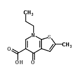 CAS#: 55503-22-5， 2-Methyl-4-Oxo-7-Propyl-4,7-Dihydrothieno[2,3-b]Pyridine-5-Carboxylic Acid