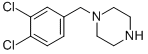 structure of CAS# 55513-17-2, 1-(3,4-Dichlorobenzyl)Piperazine;1-(3,4-Dichlorobenzyl)Piperazine(SALTDATA: FREE);1-(3,4-DICHLORO-BENZYL)-PIERPAZINE;1-(3,4-DICHLOROBENZYL)PIPERAZINE