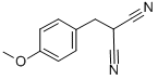 结构式 CAS# 5553-92-4, 2-(4-甲氧基苄基)丙二腈