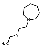 结构式 CAS# 55543-73-2, 2-(1-氮杂环庚基)-N-乙基乙胺