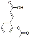 structure of CAS# 55620-18-3, 3-[2-(Acetyloxy)Phenyl]-2-Propenoic Acid;3-(2-Acetyloxyphenyl)Prop-2-Enoic Acid;(E)-3-(2-Acetoxyphenyl)Prop-2-Enoic Acid;3-(2-Acetoxyphenyl)Prop-2-Enoic Acid