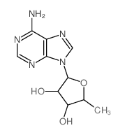 CAS#: 55670-08-1， 6-Amino-9-(5-Deoxy-alpha-D-Xylofuranosyl)-9H-Purine