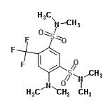 CAS#: 55670-16-1， 4-(Dimethylamino)-N,N,N',N'-Tetramethyl-6-(Trifluoromethyl)-1,3-Benzenedisulfonamide