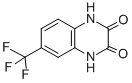 structure of CAS# 55687-31-5, 1,4-Dihydro-6-(Trifluoromethyl)Quinoxaline-2,3-Dione;6-(Trifluoromethyl)-1,4-Dihydroquinoxaline-2,3-Quinone;1,4-Dihydro-6-Trifluoromethylquinoxaline-2,3-Dione;Ly 72525