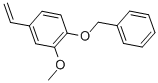structure of CAS# 55708-65-1, 4-Benzyloxy-3-Methoxystyrene;2-Methoxy-1-(Phenylmethoxy)-4-Vinyl-Benzene;2-Methoxy-1-(Phenylmethoxy)-4-Vinylbenzene;1-(Benzyloxy)-2-Methoxy-4-Vinyl-Benzene