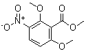 结构式 CAS# 55776-20-0, 2,6-二甲氧基-3-硝基苯甲酸甲酯