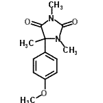 CAS#: 55822-91-8， 5-(4-Methoxyphenyl)-1,3,5-Trimethyl-2,4-Imidazolidinedione