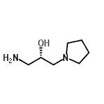 CAS 登录号：558478-63-0， (2S)-1-氨基-3-(1-吡咯烷基)-2-丙醇