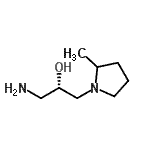 CAS 登录号：558478-65-2， (2S)-1-氨基-3-(2-甲基-1-吡咯烷基)-2-丙醇