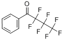 structure of CAS# 559-91-1, Heptafluorobutyrophenone;2,2,3,3,4,4,4-Heptafluoro-1-Phenyl-Butan-1-One;Zinc01675560;Nsc42768